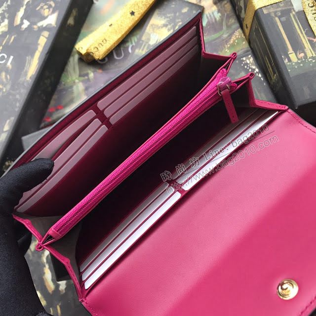 Gucci包 古馳新款女包 Gucci斜跨女包 Gucci鏈條包 570145pvc啡小G  gdj1194